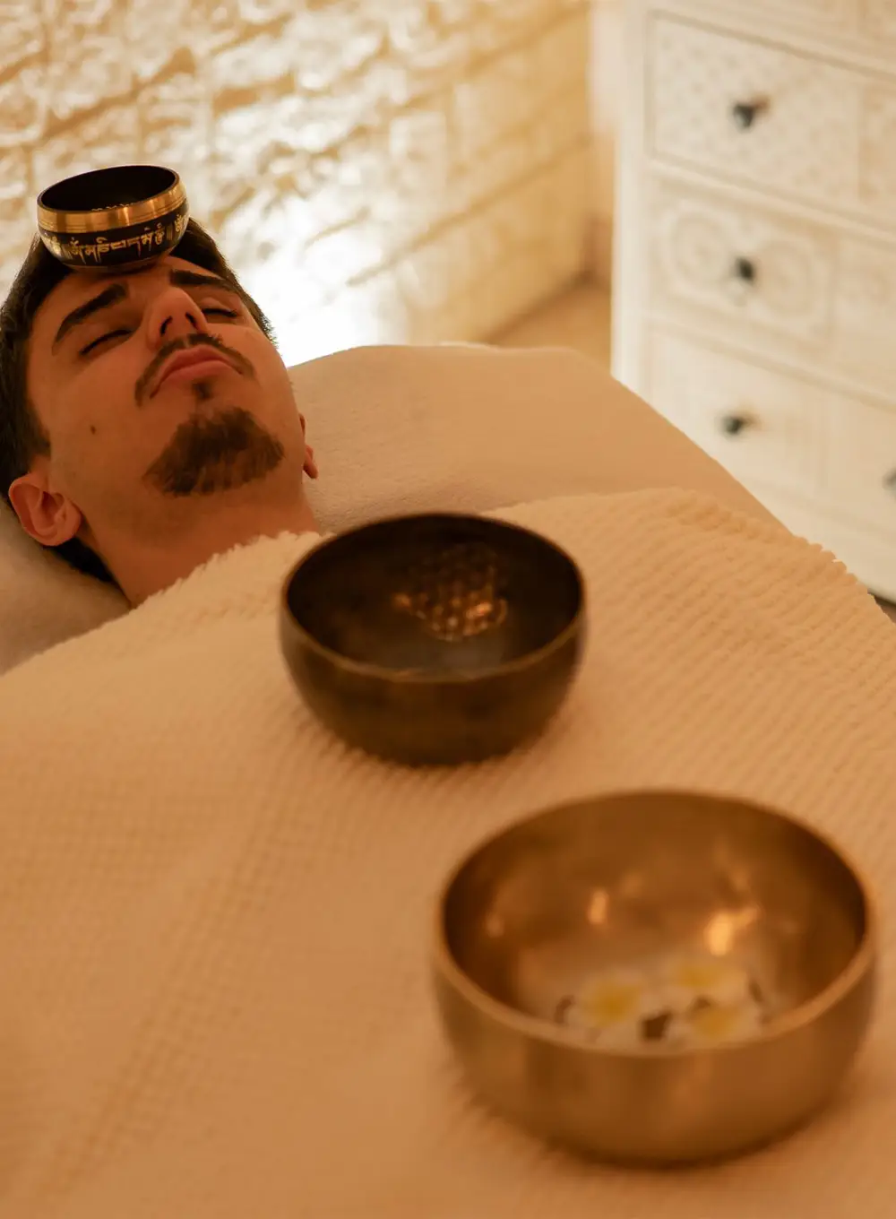 Ambiance douce pour une séance de Reiki